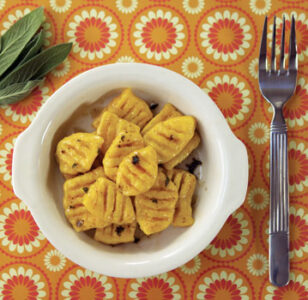 Pumpkin Gnocchi With Sage Butter Recipe Image